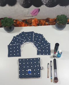LINGETTES DEMAQUILLANTES LAVABLES + POCHETTES