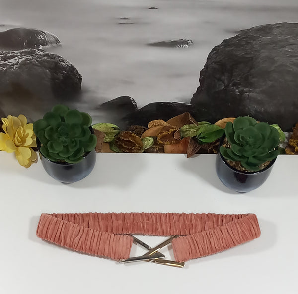 CEINTURE BOUCLE VELOURS