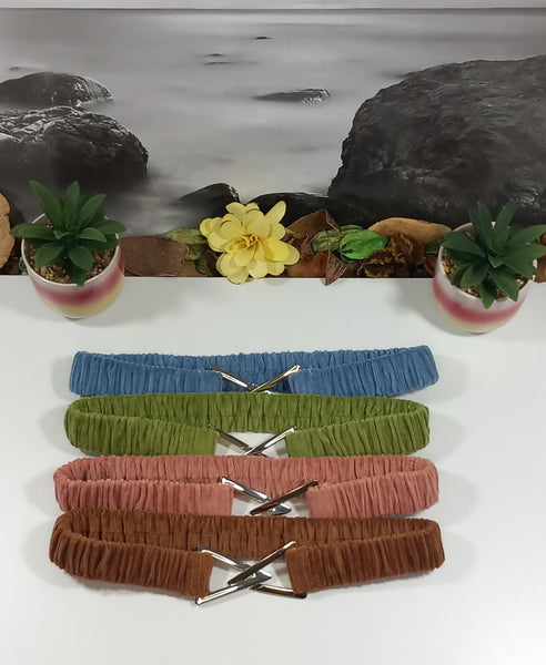 CEINTURE BOUCLE VELOURS